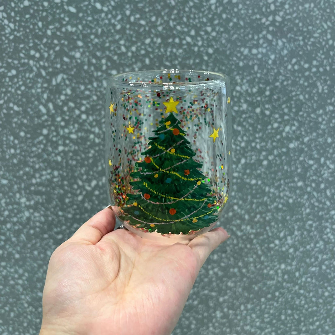 Christmas Tree Glass Tumbler 380 ml 6