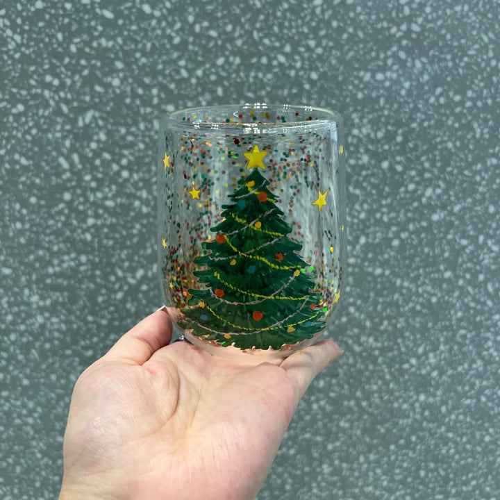 Christmas Tree Glass Tumbler 380 ml 6