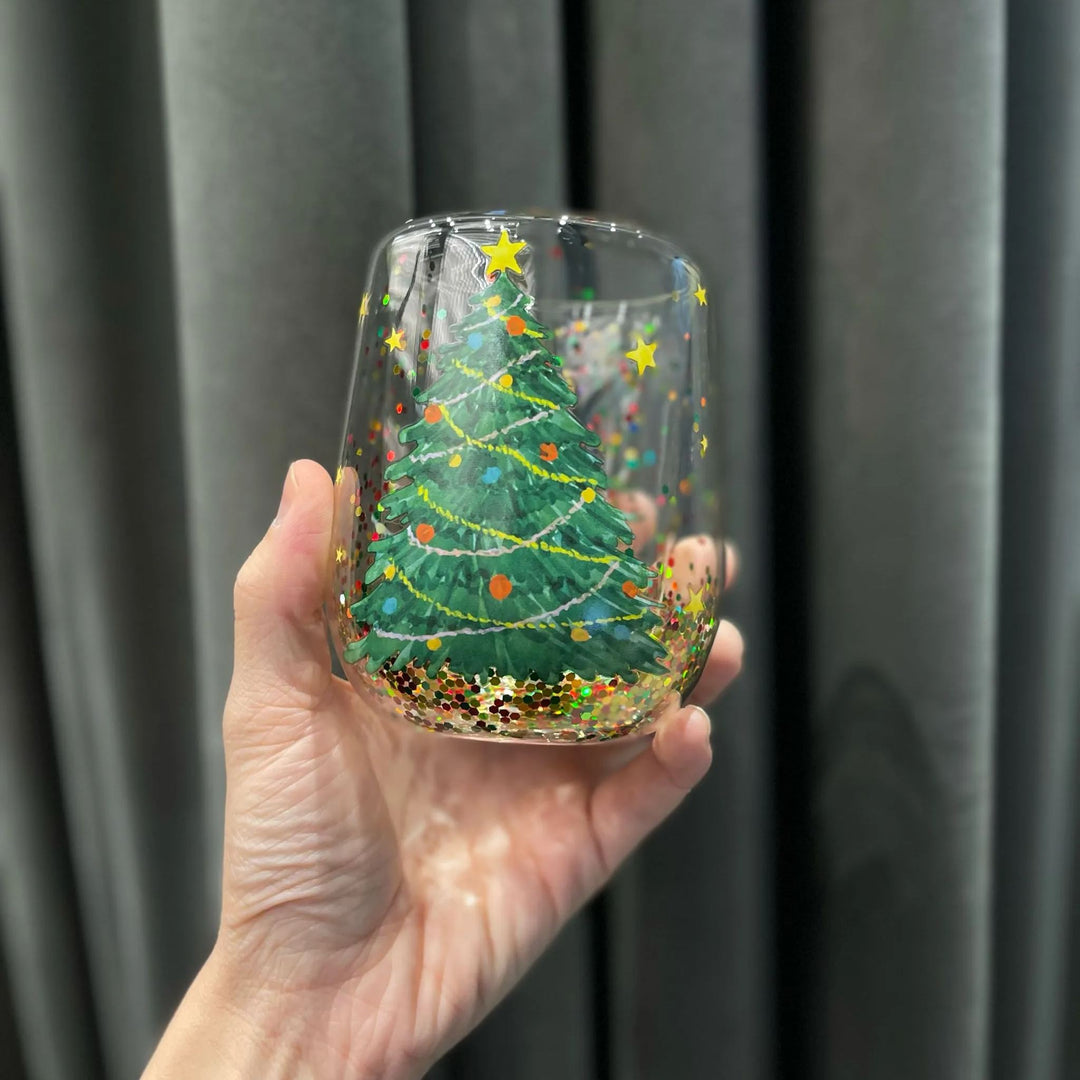 Christmas Tree Glass Tumbler 380 ml 7