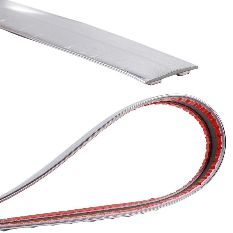 Chrome Trim Molding Strip Car Door Edge Guard 118 Inch Roll 1