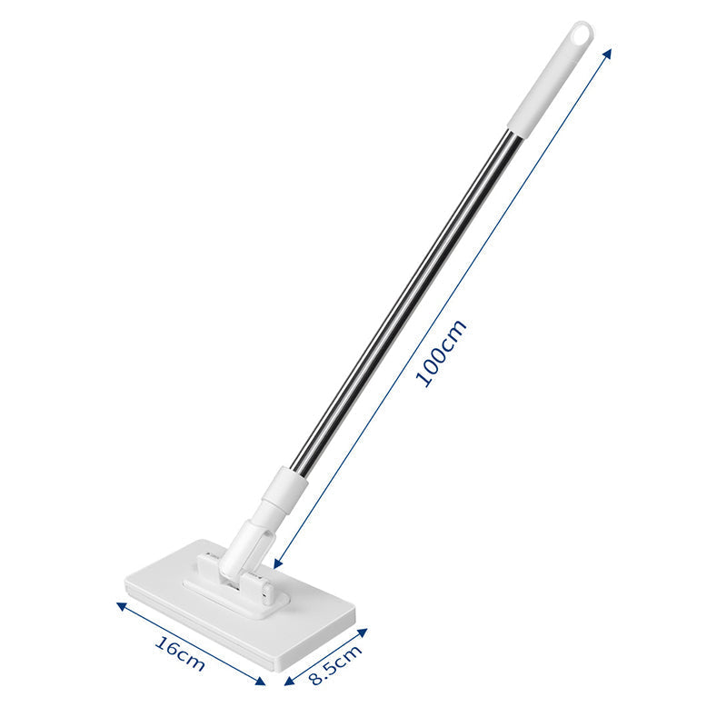 Clamp Mop with 4 Reusable Cloths 39.4 Inch Handle 2