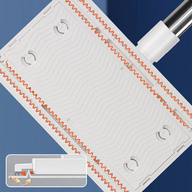 Clamp Mop with 4 Reusable Cloths 39.4 Inch Handle 8