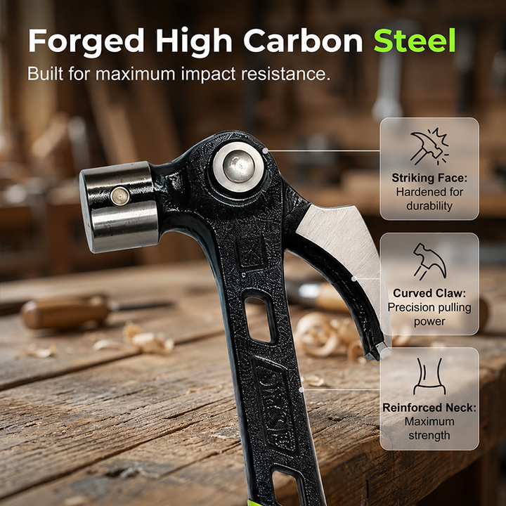 Claw Hammer 14 Inch with Magnetic Nail Starter 5