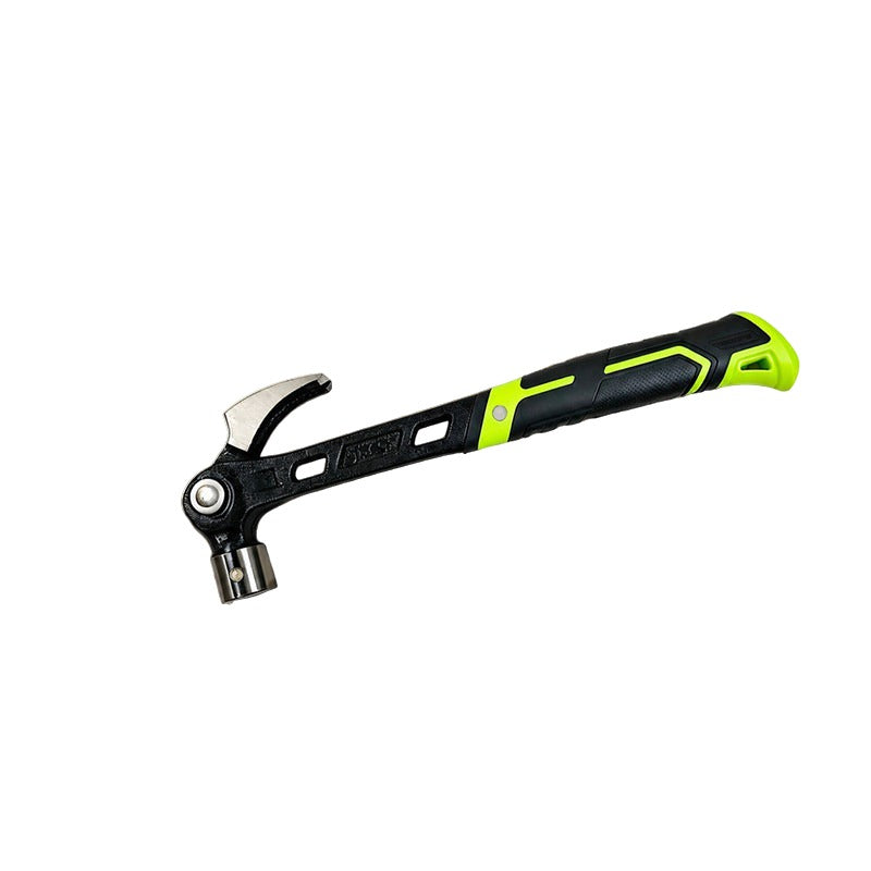 Claw Hammer 14 Inch with Magnetic Nail Starter on white