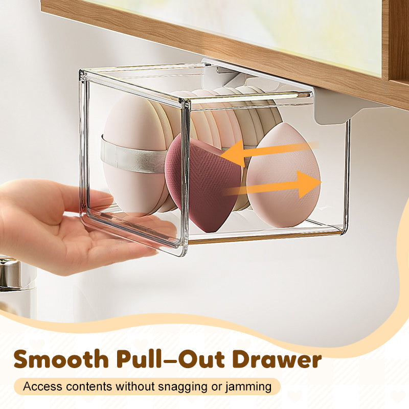 Clear Pull Out Under Cabinet Drawer Organizer 1