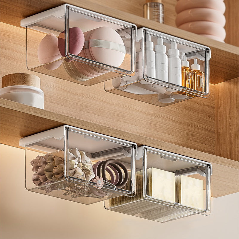 Clear Pull Out Under Cabinet Drawer Organizer 2