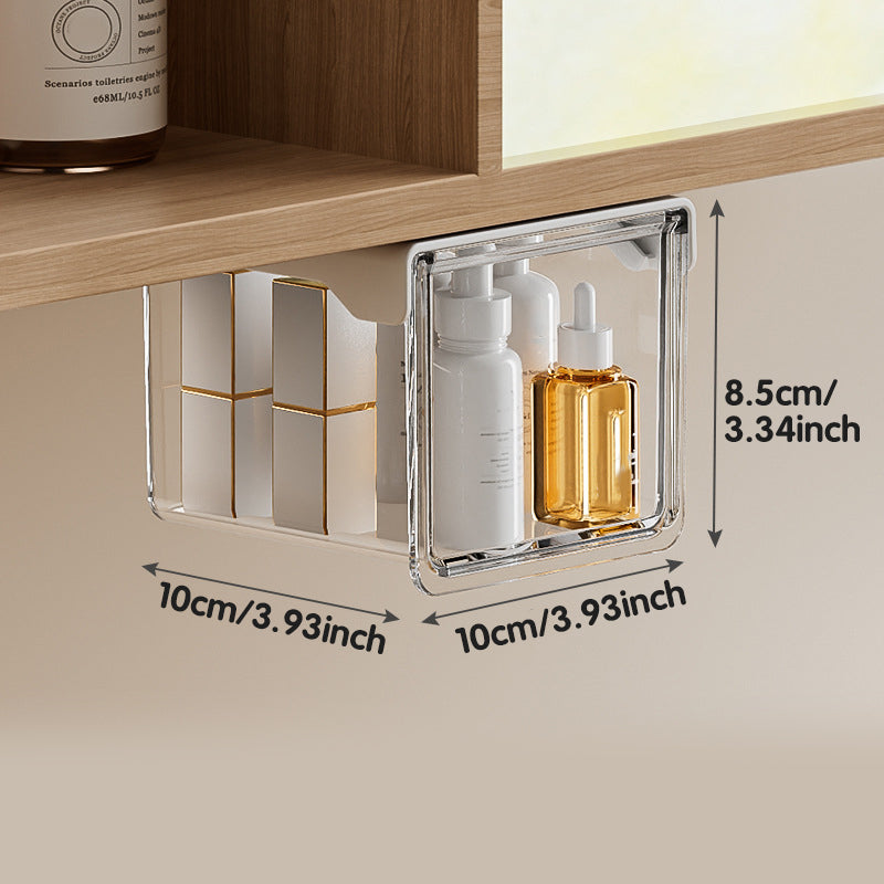 Clear Pull Out Under Cabinet Drawer Organizer Small 1