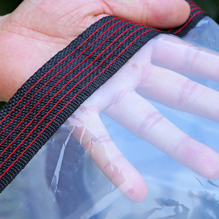 Clear Tarp PE with Grommets 4