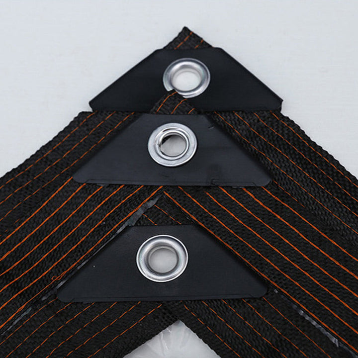 Clear Tarp PE with Grommets 5