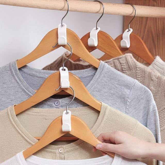 Clothes Hanger Connector Hooks 6 Pack Plastic Set of 3 1