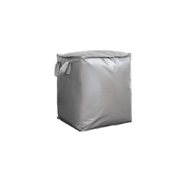 Collapsible Storage Bag PE with Handles 180 to 400 Liters Silver 1