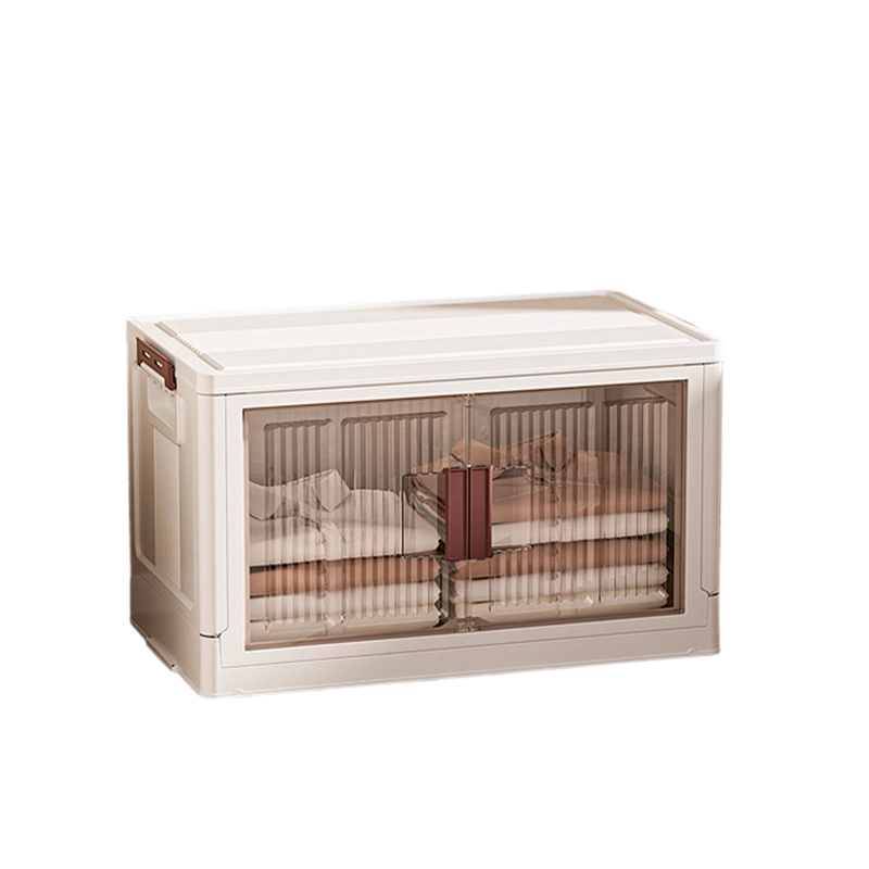 Collapsible Storage Cabinet with Magnetic Doors 1 to 3 Tier 1 Tier 1