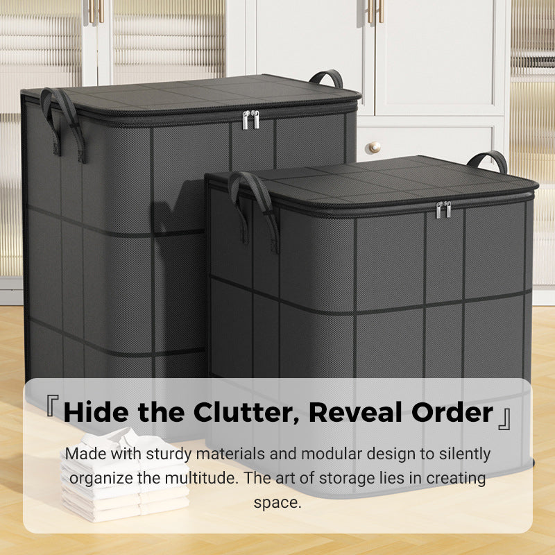 Comforter Storage Bag with Zipper and Handles Non Woven Fabric 4