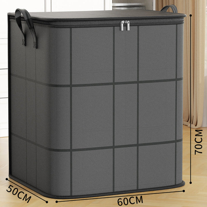 Comforter Storage Bag with Zipper and Handles Non Woven Fabric Extra Large 23.6 x 19.7 x 27.6 in 1