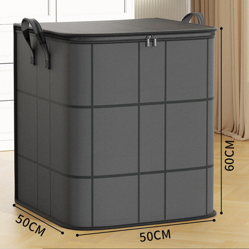 Comforter Storage Bag with Zipper and Handles Non Woven Fabric Large 19.7 x 19.7 x 23.6 in 1