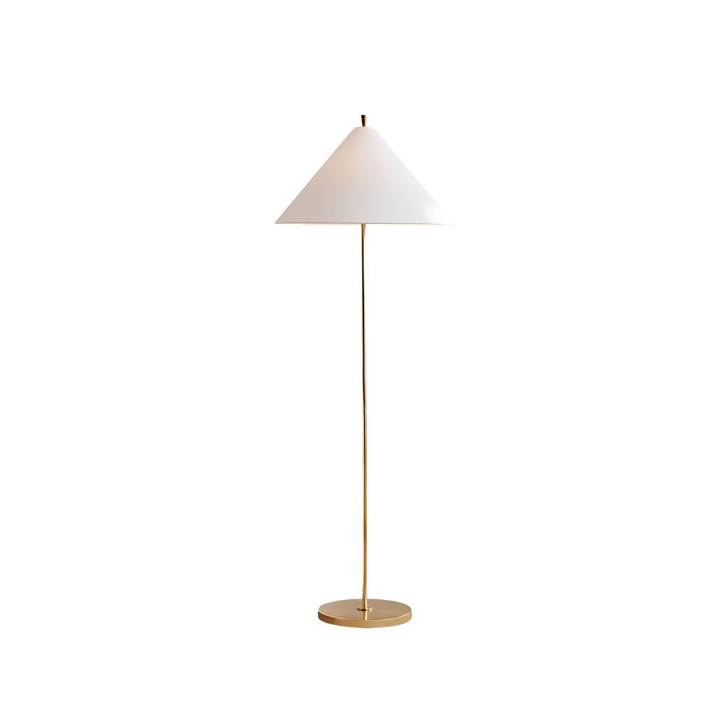 Cone Shade Floor Lamp Slim Metal Stand 63.8 in Set of 2 2