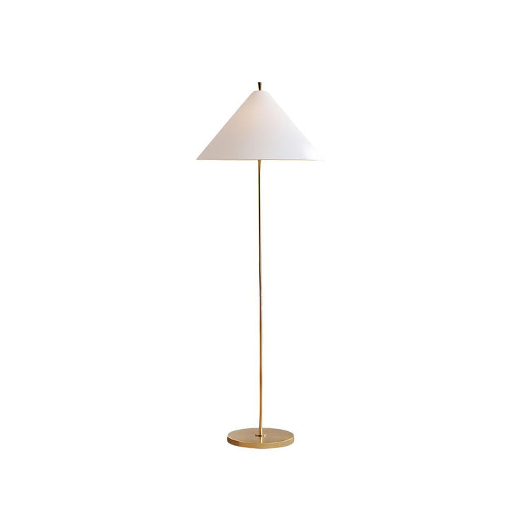 Cone Shade Floor Lamp Slim Metal Stand 63.8 in Set of 2 2