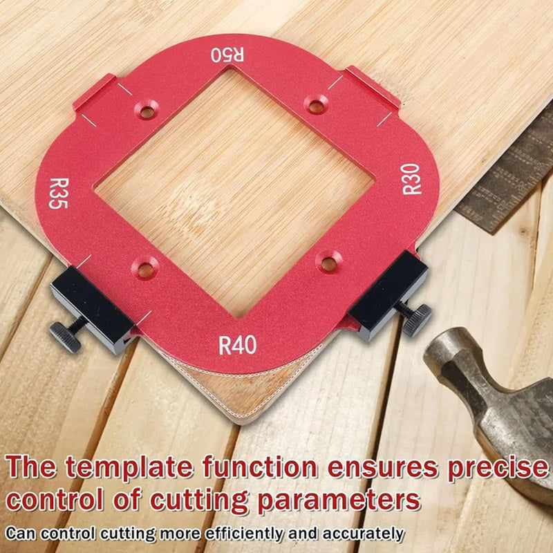 Corner Radius Router Template Set of 2 Aluminum 3
