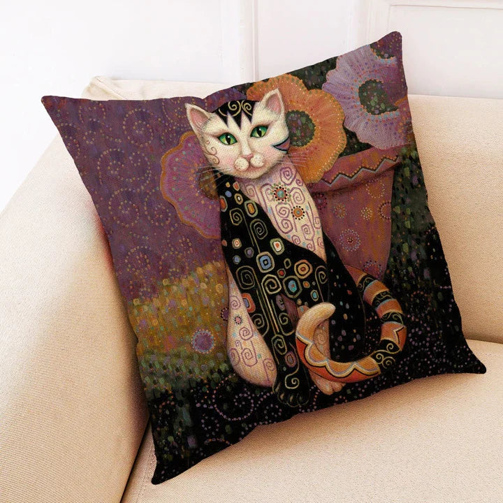 Cushion Covers 18 x 18 Inch Cat Paintings Set of 11 1