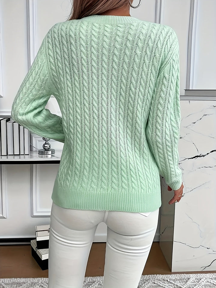OVERSIZED ROUND-NECK PONCHO | LAID-BACK LUXURY FOR MODERN LIVING