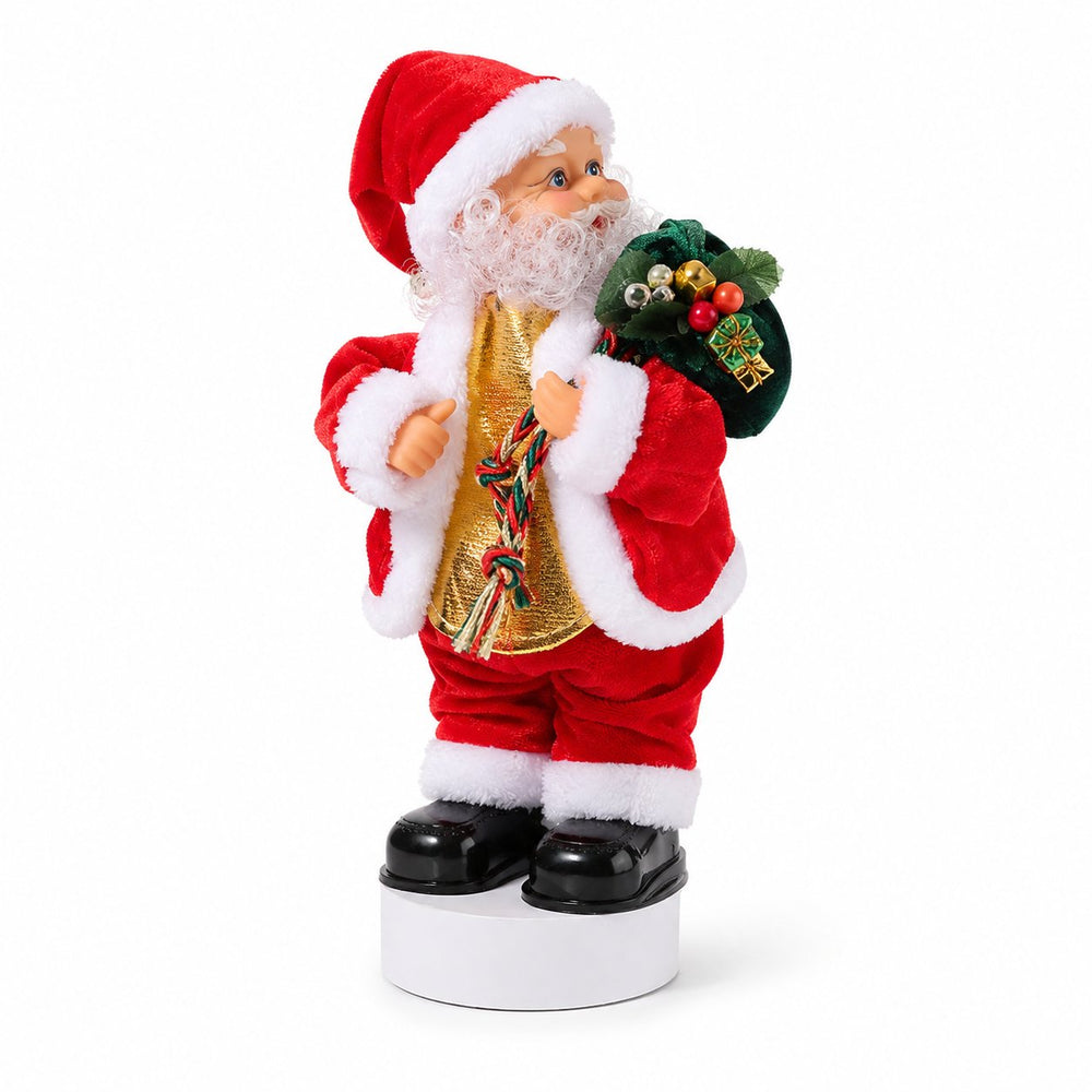 Dancing Santa Claus Figure with Music Gift Bag Santa 1