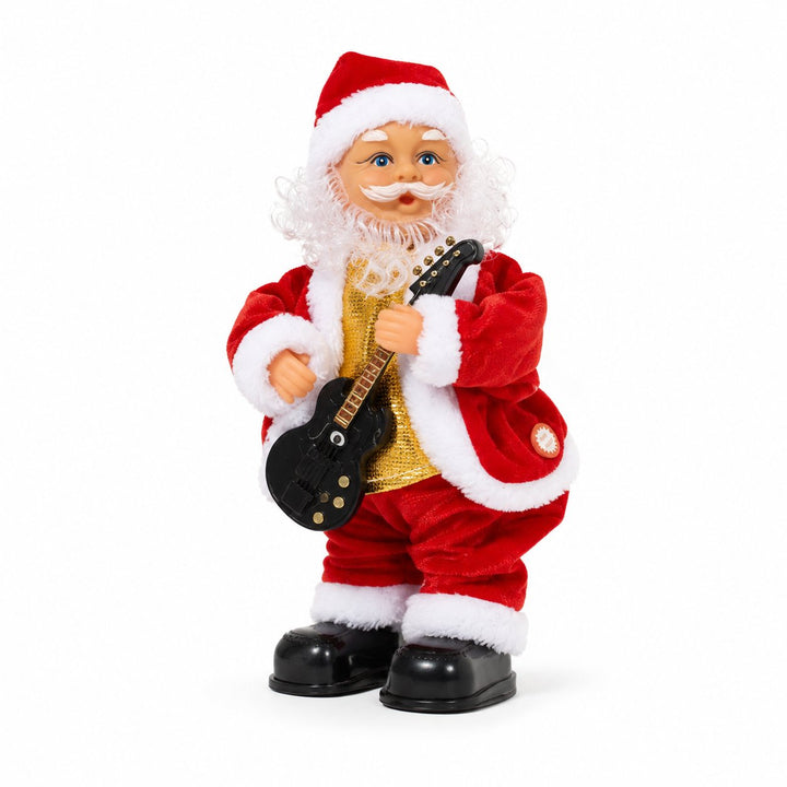 Dancing Santa Claus Figure with Music Guitar Santa 1