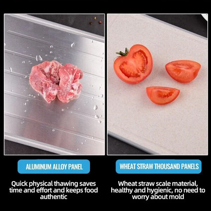Defrosting Tray Aluminum 14.4 x 9.9 Inch 3