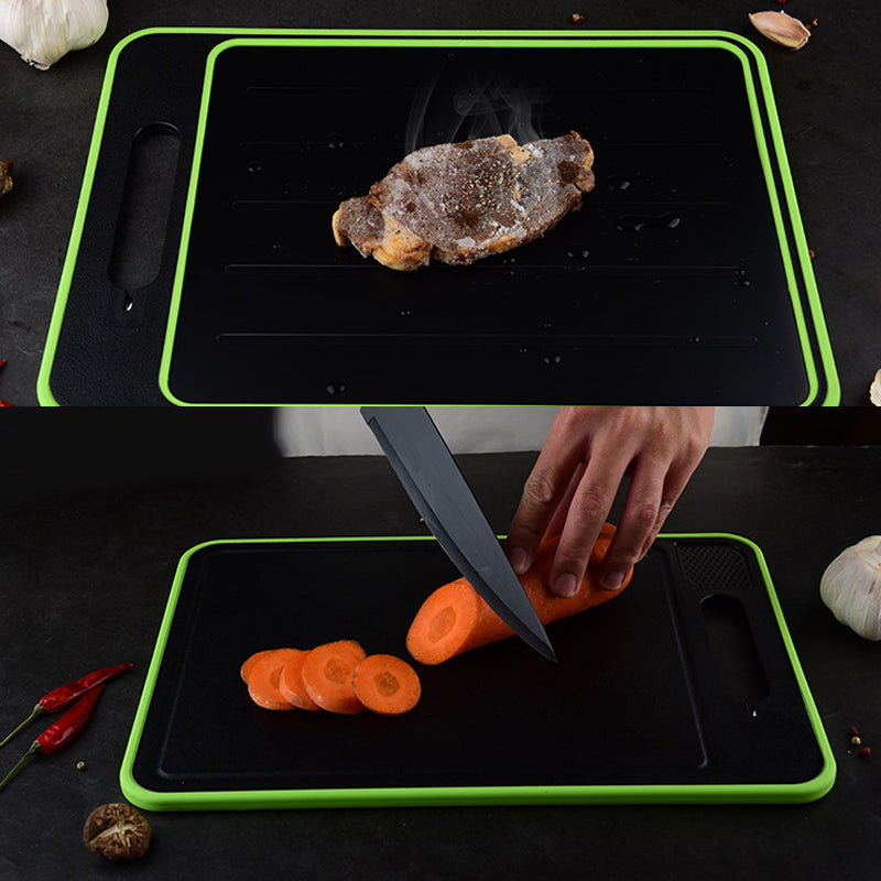 Defrosting Tray Aluminum 14.4 x 9.9 Inch Black 1