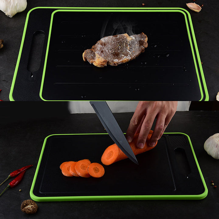 Defrosting Tray Aluminum 14.4 x 9.9 Inch Black 1