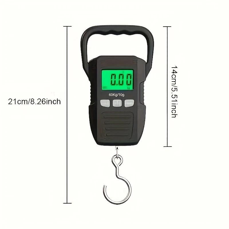 Digital Luggage Scale 132 lb with Backlit Display 1