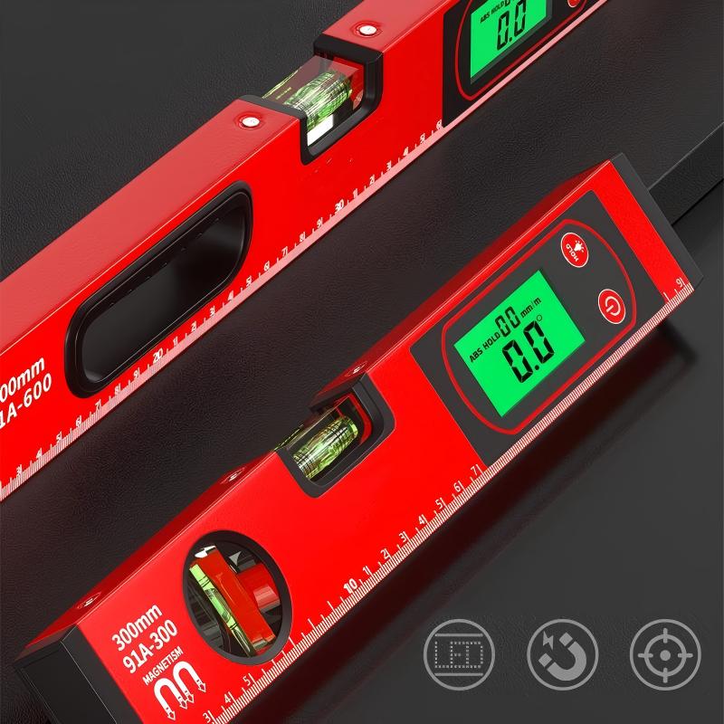 Digital Magnetic Level with LCD Display Set of 2 1