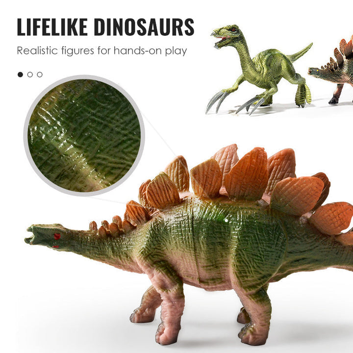 Dinosaur Toy Playset with T Rex Head Storage Box 2