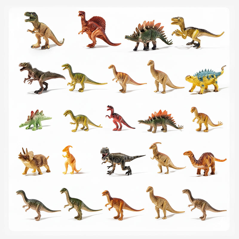 Dinosaur Toy Playset with T Rex Head Storage Box 4