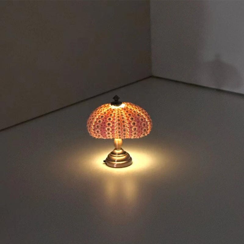 DIY Sea Urchin Night Light Kit Mini Table Lamp Set of 2 2