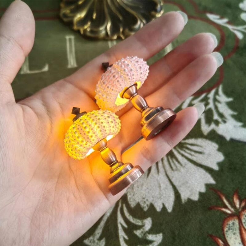 DIY Sea Urchin Night Light Kit Mini Table Lamp Set of 2 5