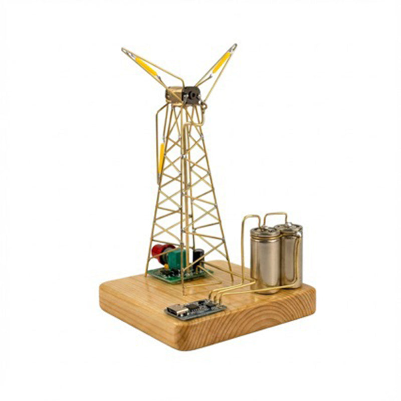 DIY Windmill Night Light Kit Copper 5.9 Inch Set of 2 1