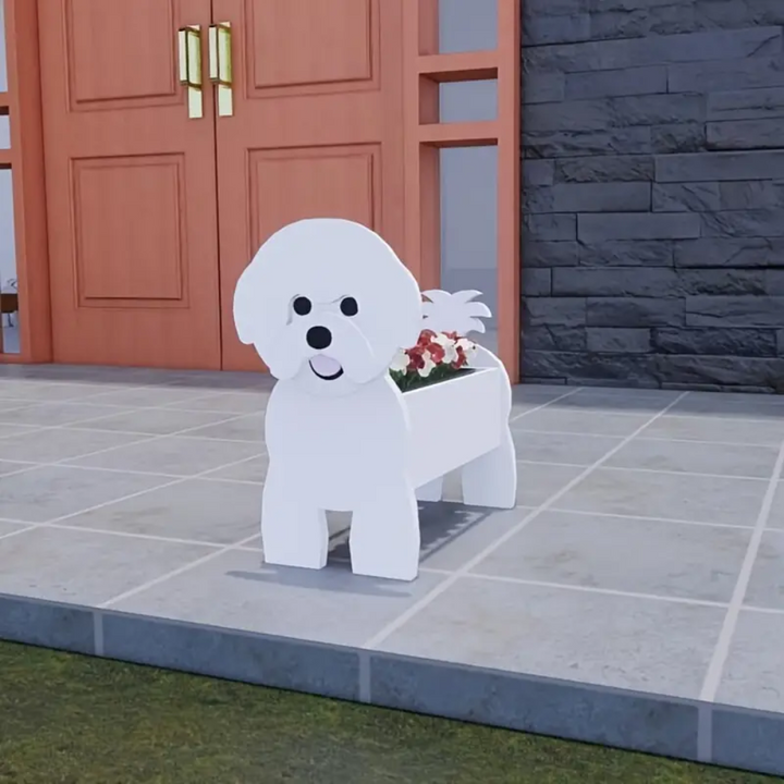 Dog Shaped Planter Box DIY Foam Board 1