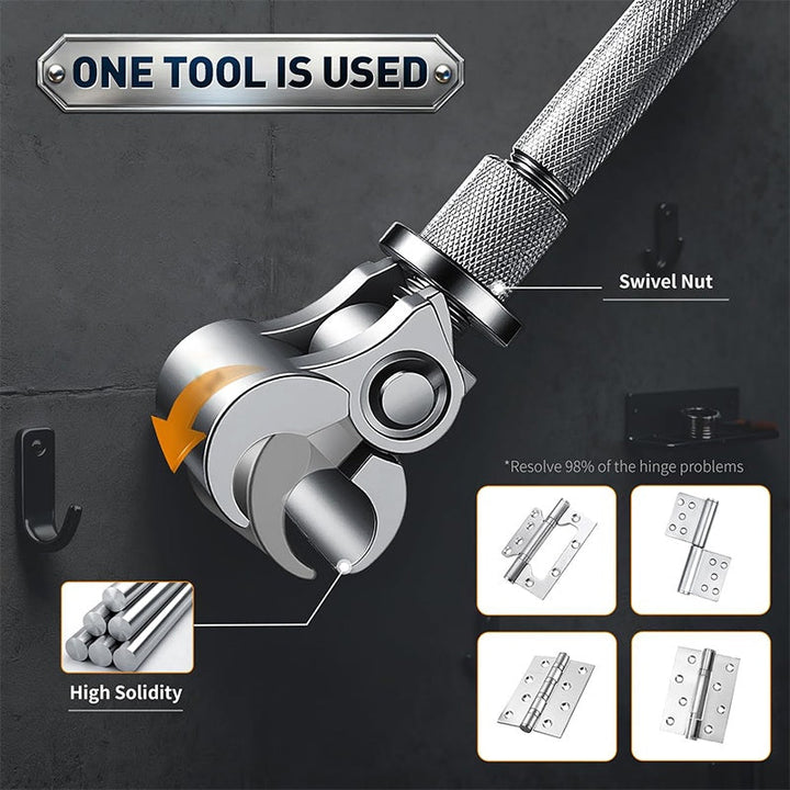 Door Hinge Adjustment Wrench 7.7 Inch 3