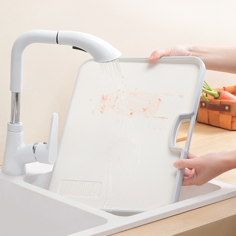 Double Sided Cutting Board Anti Spill Non Slip with Grinding Zone 3