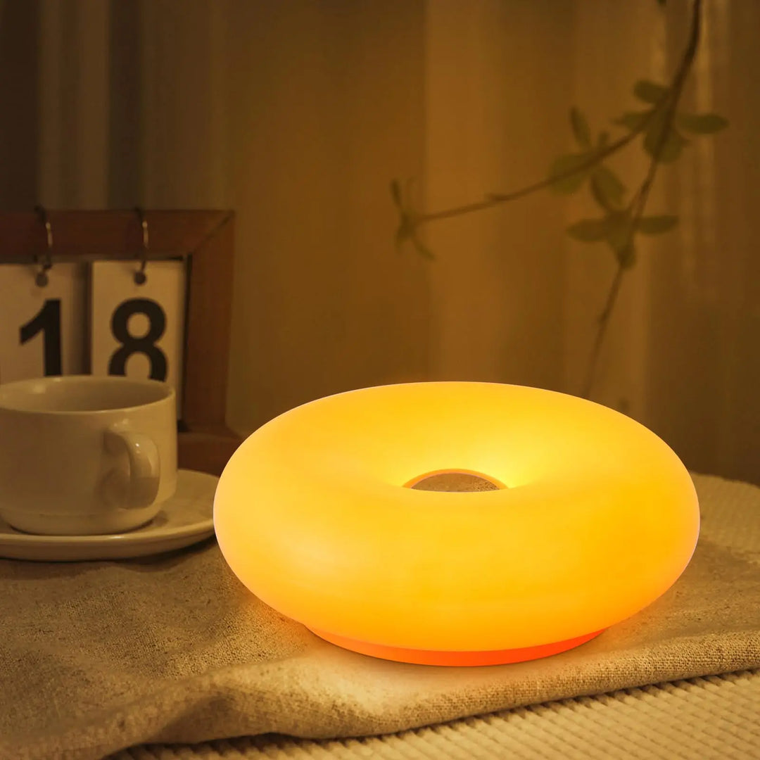 Doughnut LED Night Lamp Touch and Remote Control 16 Colors 1