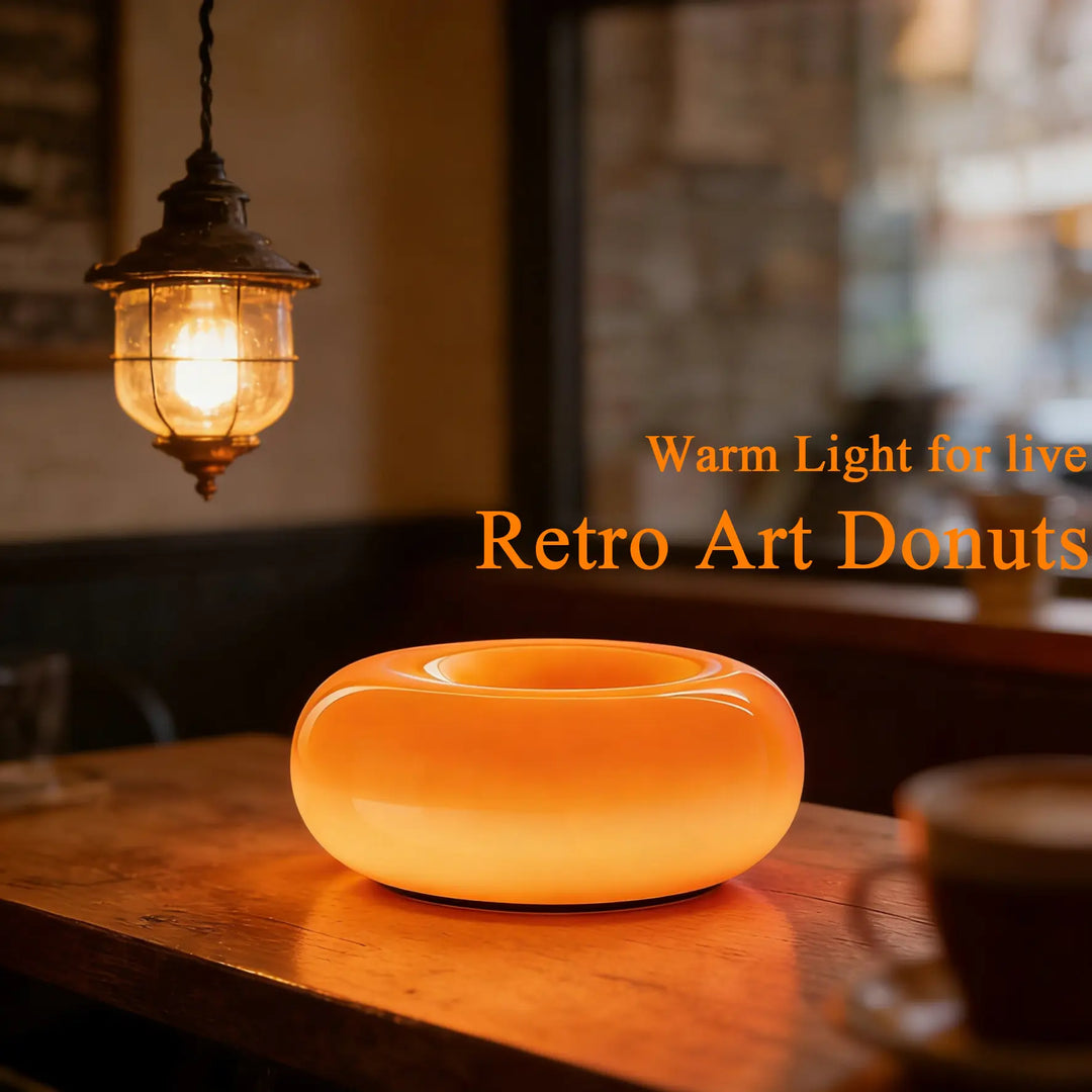 Doughnut LED Night Lamp Touch and Remote Control 16 Colors 2