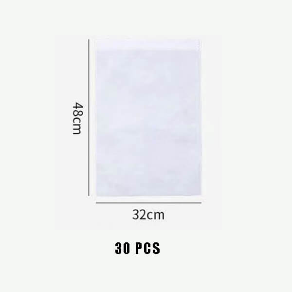 Drawstring Shoe Storage Bags 12.6 x 18.9 Inch White 8