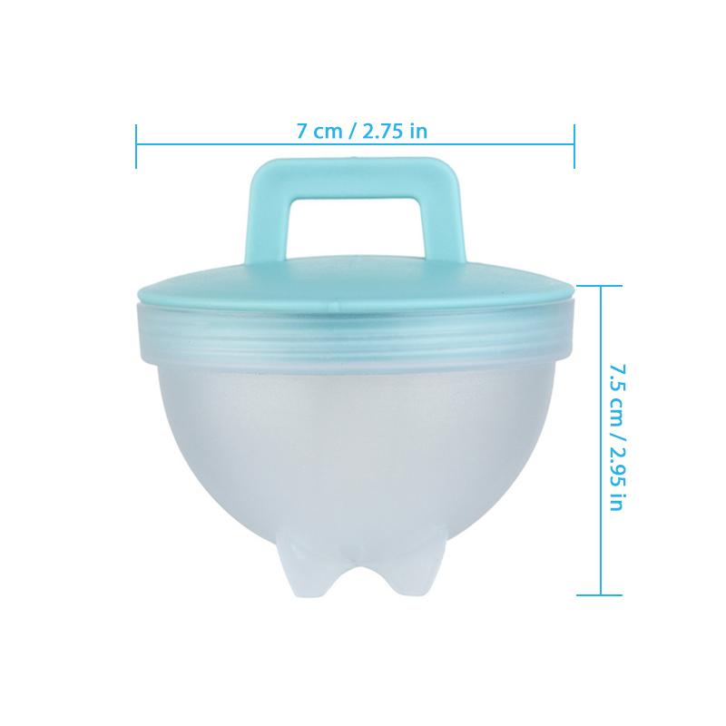 Egg Cooking Molds 4 Pack with Brush and Lid 3 Inch 1
