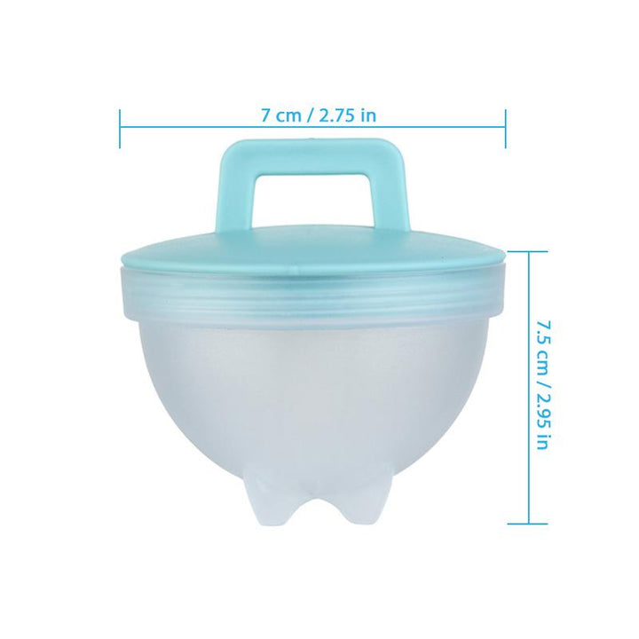 Egg Cooking Molds 4 Pack with Brush and Lid 3 Inch 1