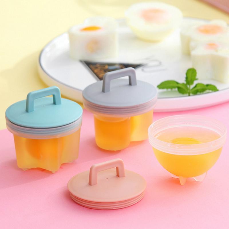 Egg Cooking Molds 4 Pack with Brush and Lid 3 Inch 2