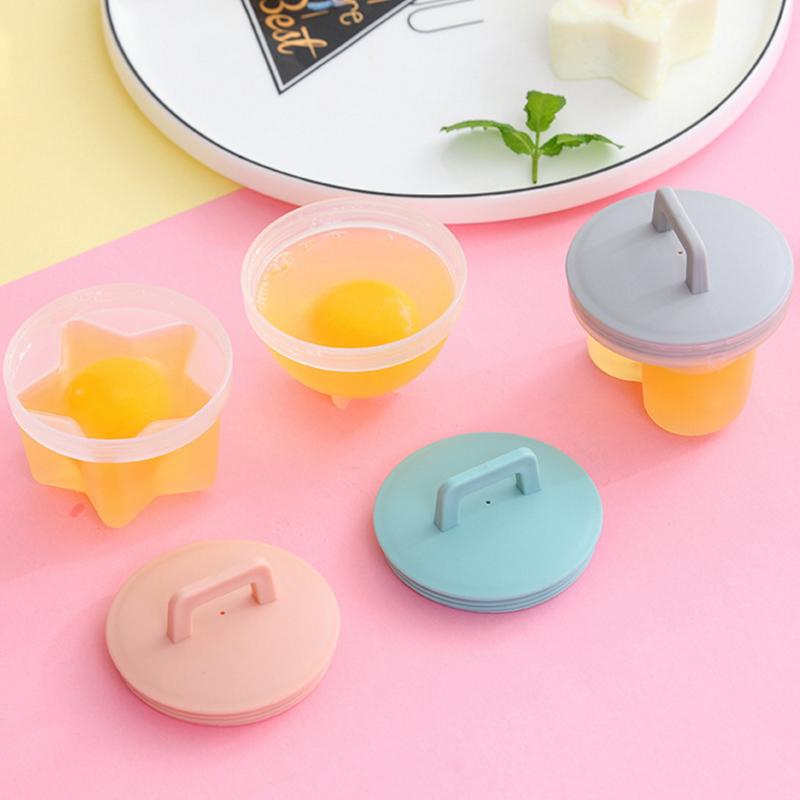 Egg Cooking Molds 4 Pack with Brush and Lid 3 Inch 4