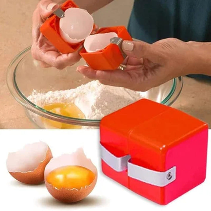 Egg Cracker Cube Set of 6 Orange 5