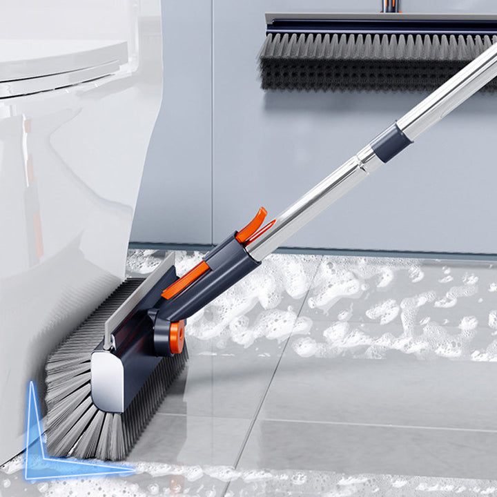 Floor Scrub Brush 3 in 1 with Squeegee 54.3 Inch Handle 3