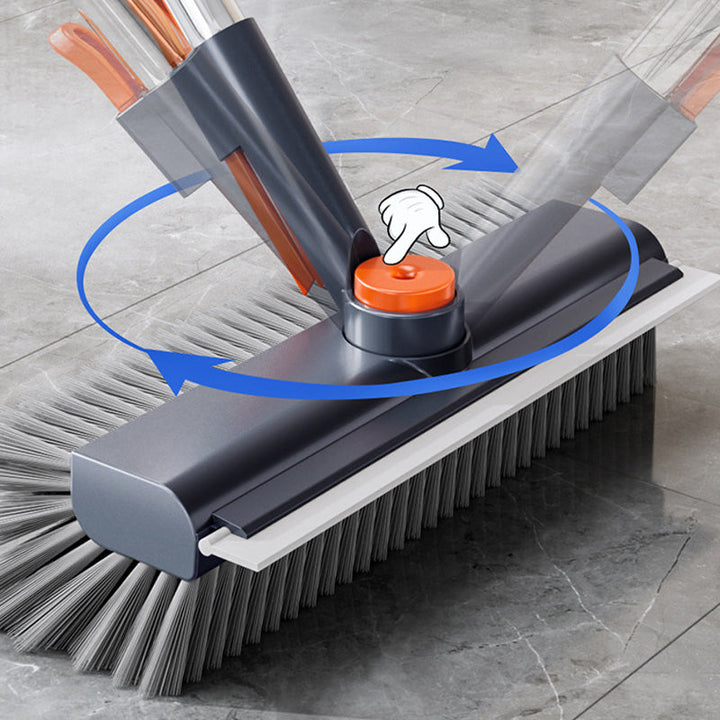 Floor Scrub Brush 3 in 1 with Squeegee 54.3 Inch Handle 4