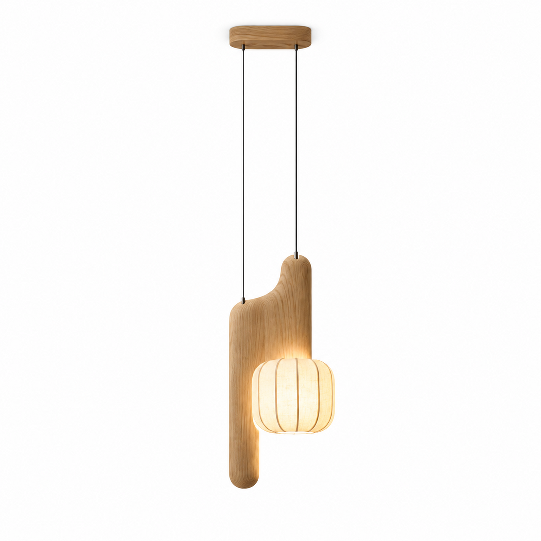 Fluted Paper Pendant Light Curved Black Arm 11 x 24 in Set of 3 Vertical Arm 11 x 24 in 2